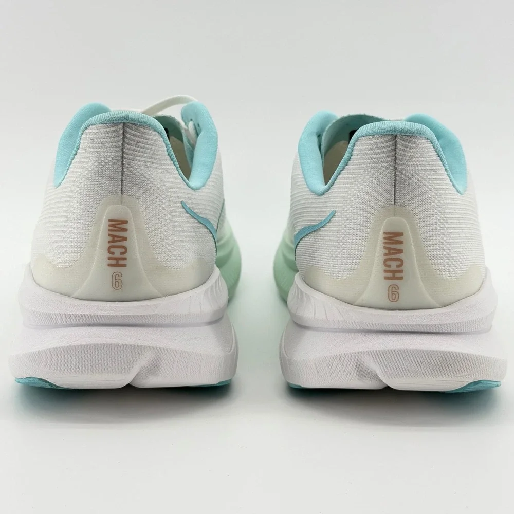 Hoka One One Mach 6 Womens Size 10B White Frost Lightweight Running‎ Sneakers
